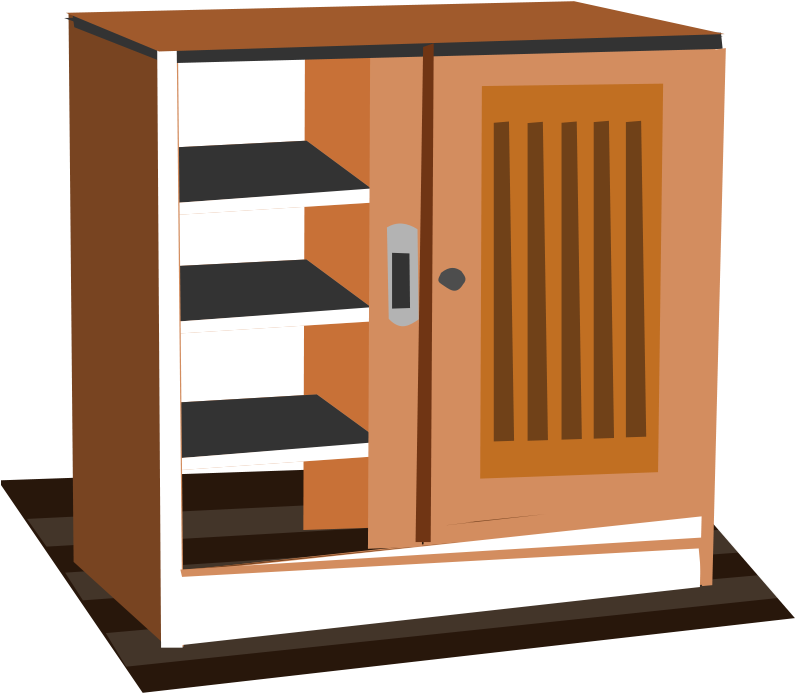 Free Clipart Cupboard - Cupboard Clipart Png Transparent Png (800x800), Png Download