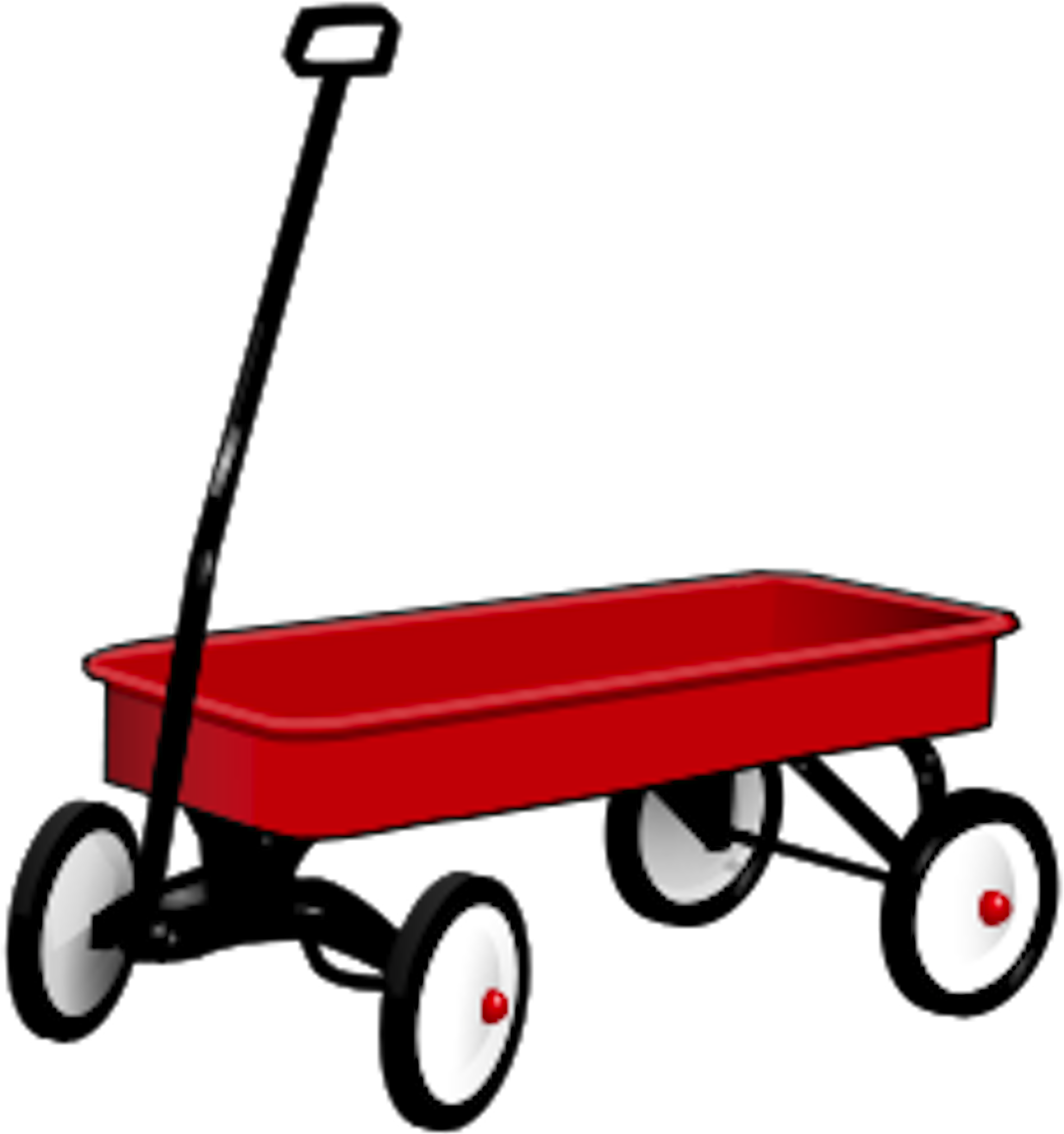 Transparent Free On Dumielauxepices Net - Red Wagon Clipart - Png Download (2000x2137), Png Download