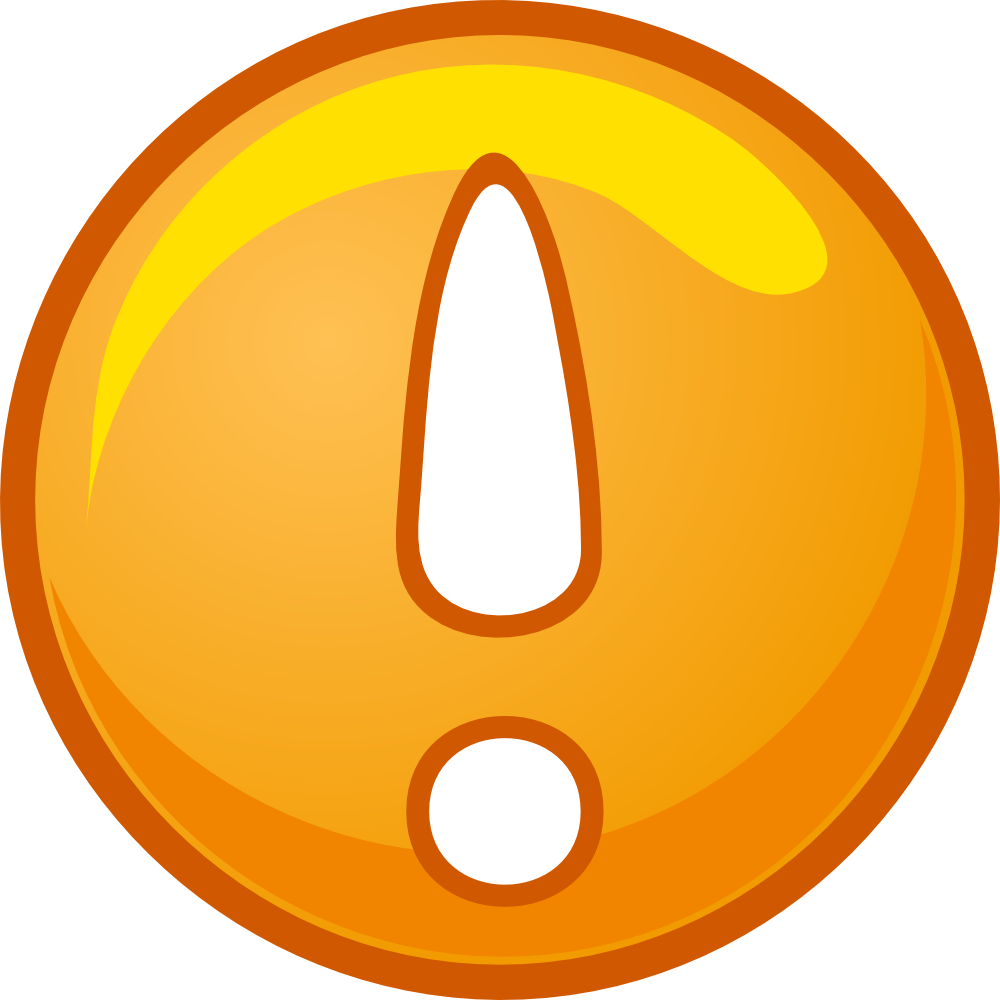 Free Vector Attention Sign Exclamation Clip Art - Attenzione Clipart - Png Download (600x600), Png Download