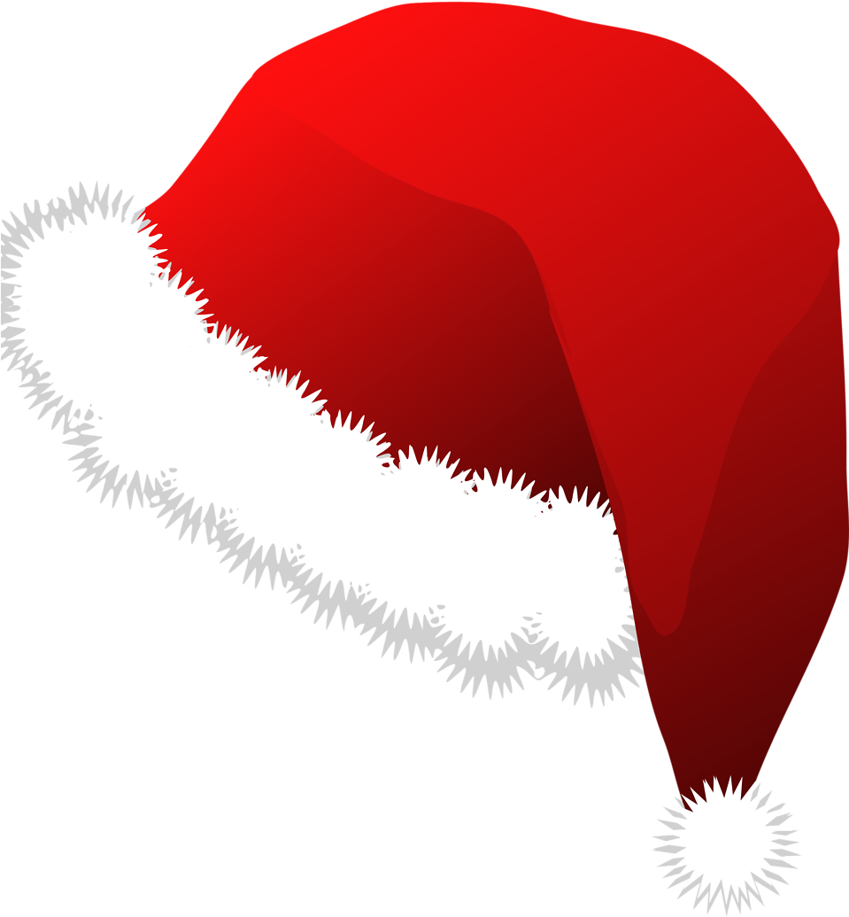 Santa Hat Transparent - Santa Claus Hat Clipart (958x1354), Png Download