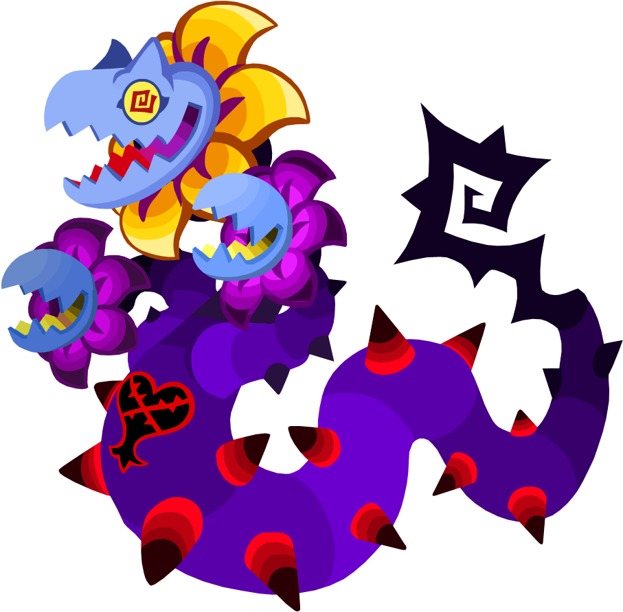 Thorn Snake - - Kingdom Hearts Heartless Boss Clipart (1038x1032), Png Download