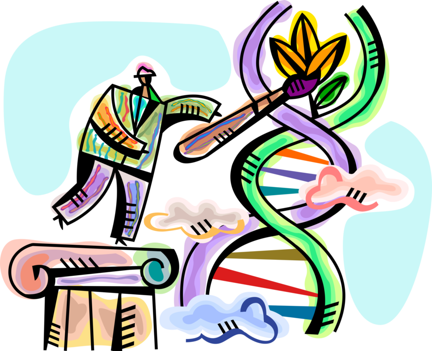 Dna Clipart Biotech - Dna - Png Download (863x700), Png Download