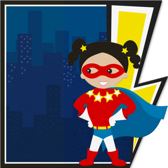 Select A Version - Superhero Birthday Invitations Clipart (595x595), Png Download