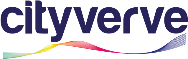 City Verve Logo - Cityverve Logo Clipart (735x420), Png Download