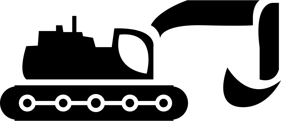 Excavator Clipart Construction Machine Siluetas De Maquinaria Pesada Png Download Full Size Clipart 702370 Pinclipart