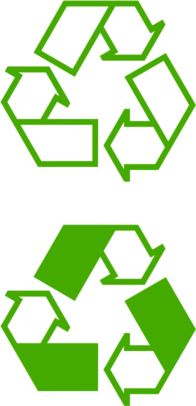 Recycle Icons Clip Art - Recycling - Png Download (400x800), Png Download