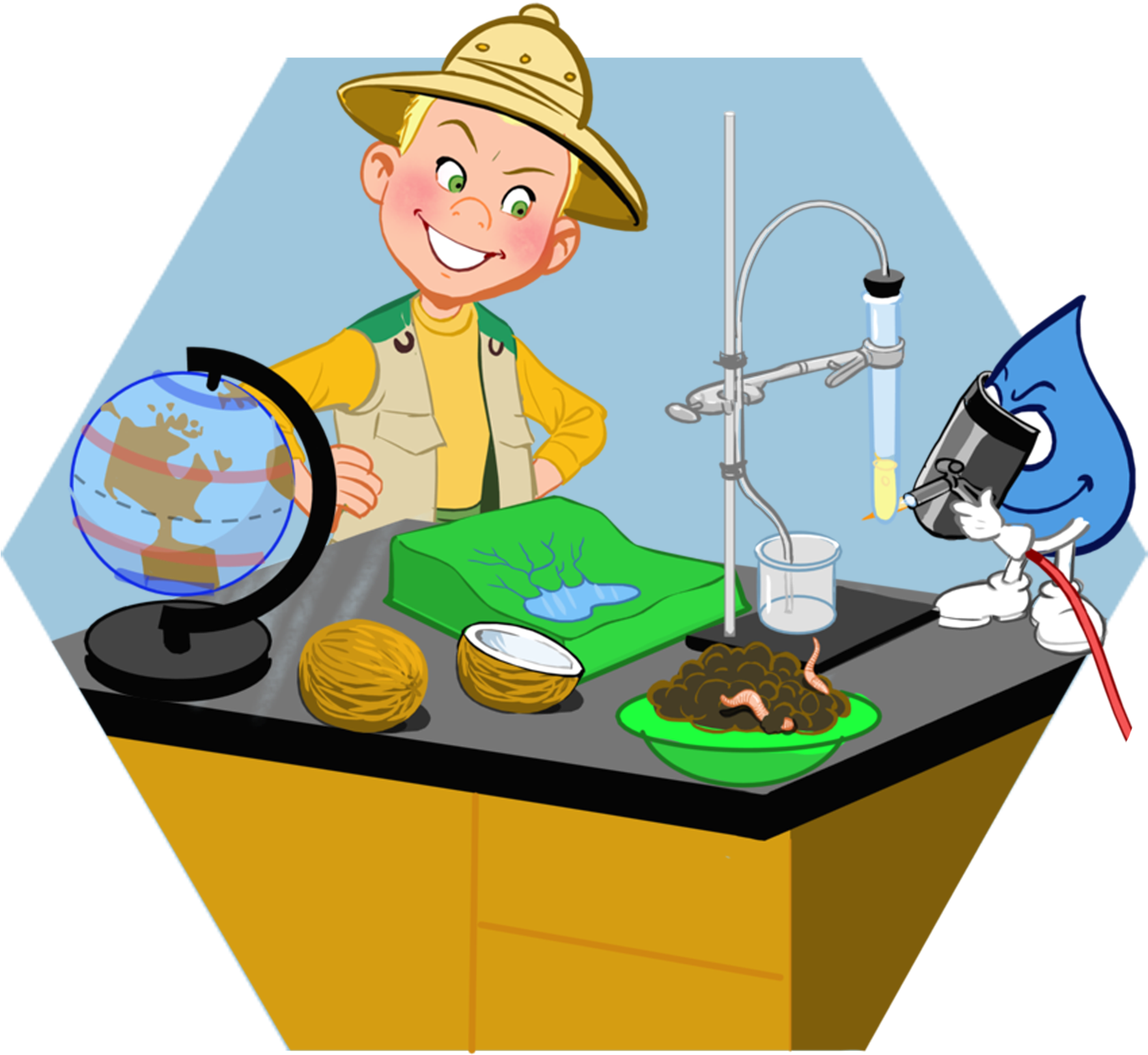 Climatic Environment - Cartoon Clipart (1800x1800), Png Download