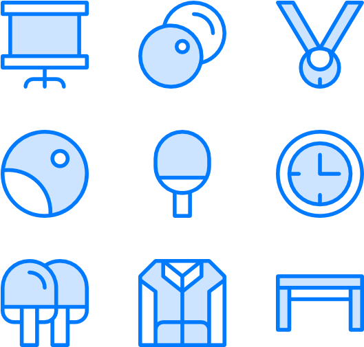 Table Tennis Clipart (600x564), Png Download