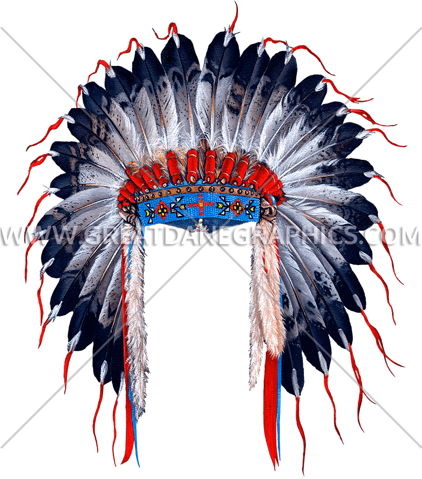 Svg Freeuse Stock Indian Head Dress - Native American Headdress No Background Clipart (825x947), Png Download