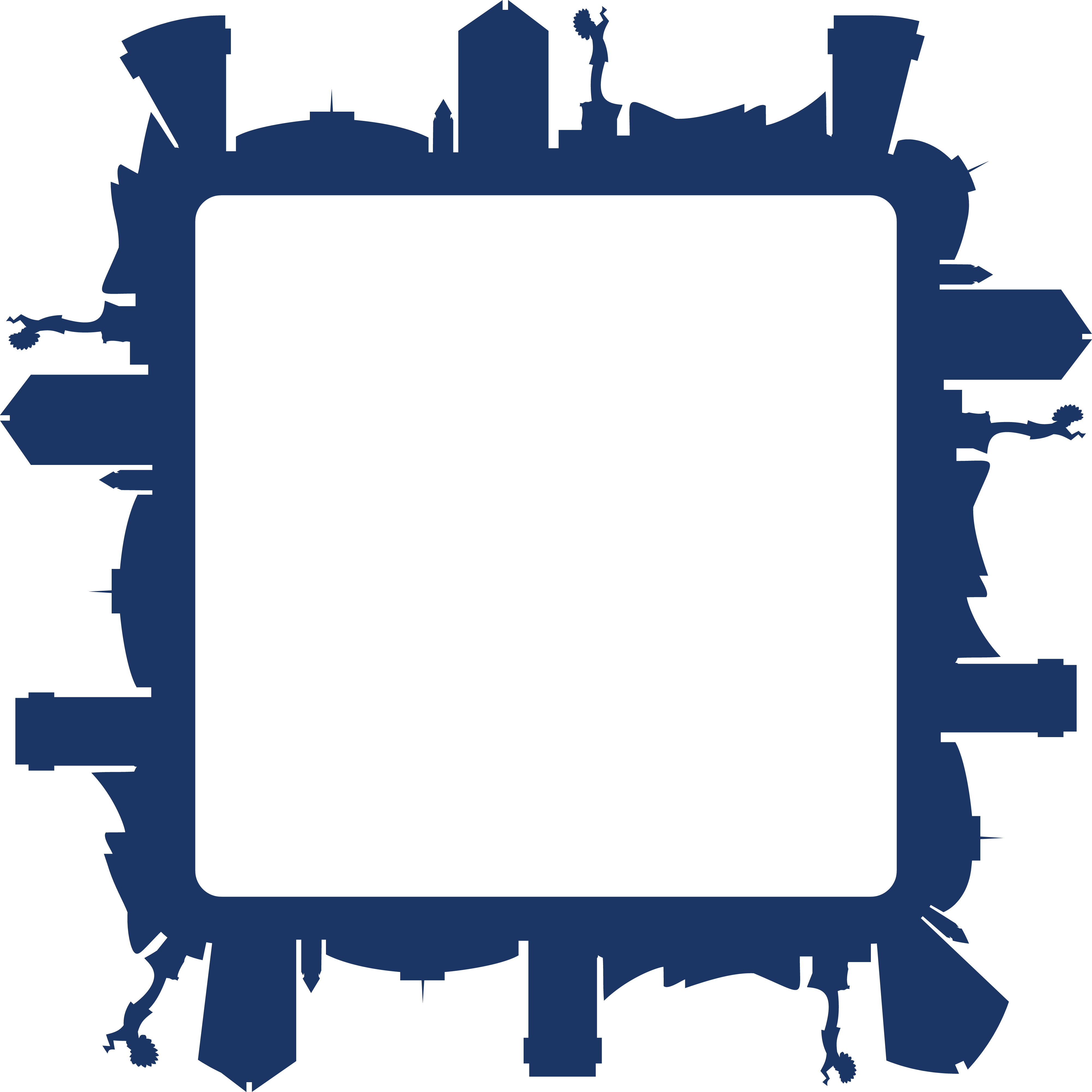 Free Clipart Of A Square Frame Of The Wichita Kansas - Png Download (4000x4000), Png Download