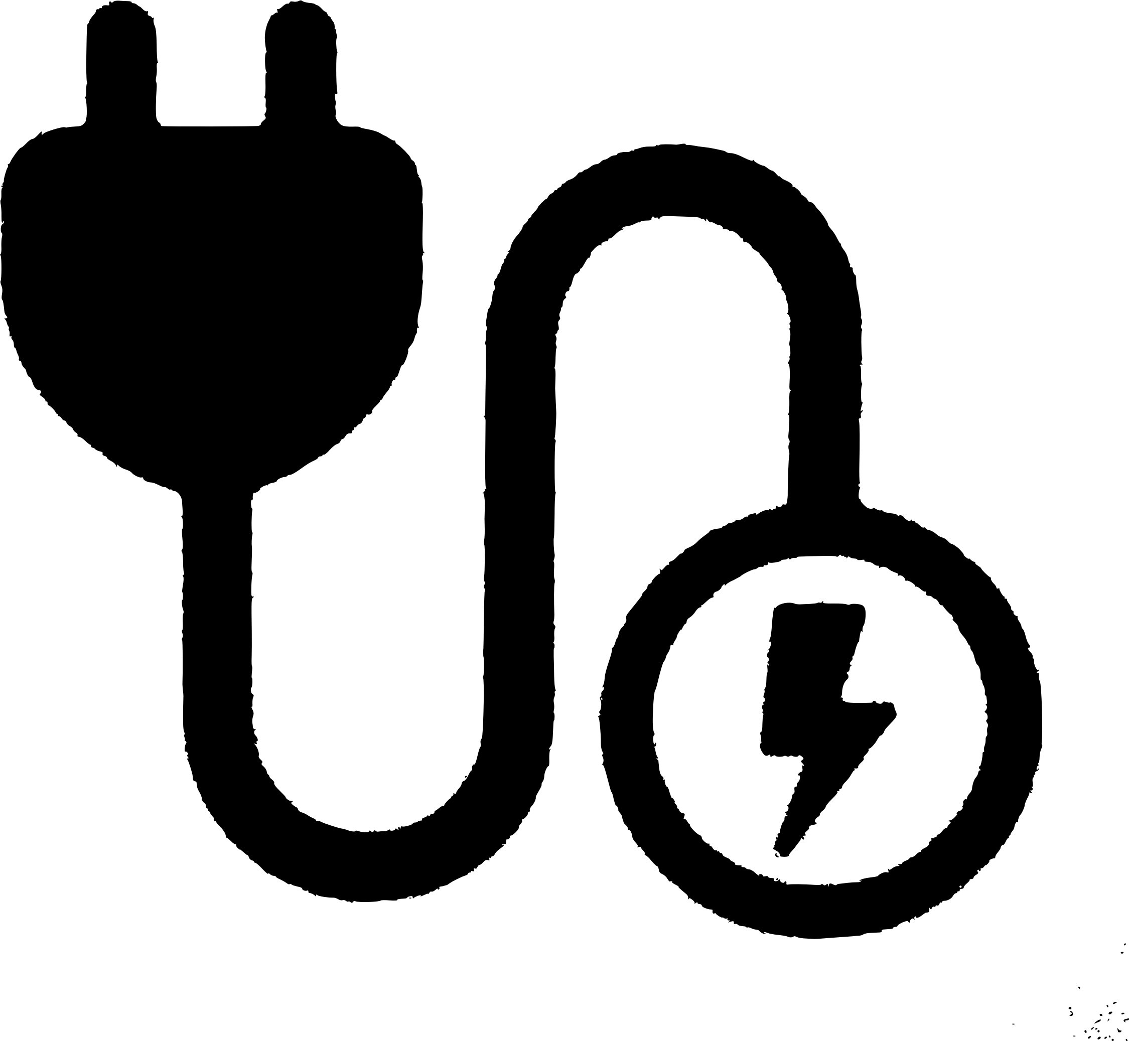 Power Cable Clipart (2250x2075), Png Download