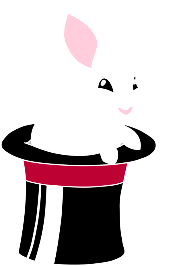 Crystal The Top Hat By Vapidrose On - Cartoon Hat And Bunny Clipart (769x1038), Png Download