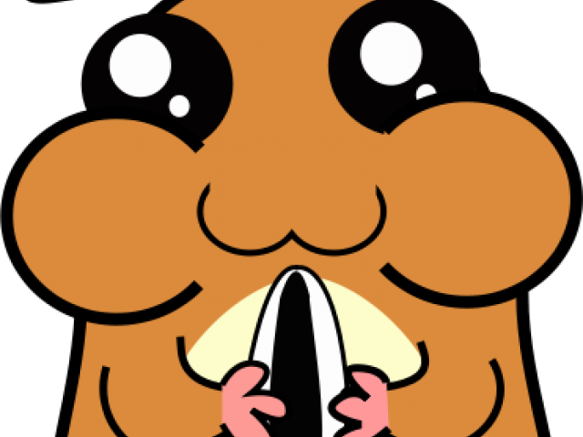 Hamster Black And White Clipart - Png Download (640x480), Png Download