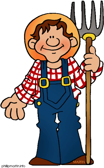 Agriculture Farmer Clip Art Cartoon Transprent Png - Mr Jones Animal Farm Drawing Transparent Png (619x583), Png Download