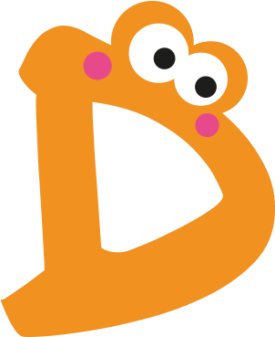 D Small Eyes Wall Adhesive Letter Clipart (700x700), Png Download