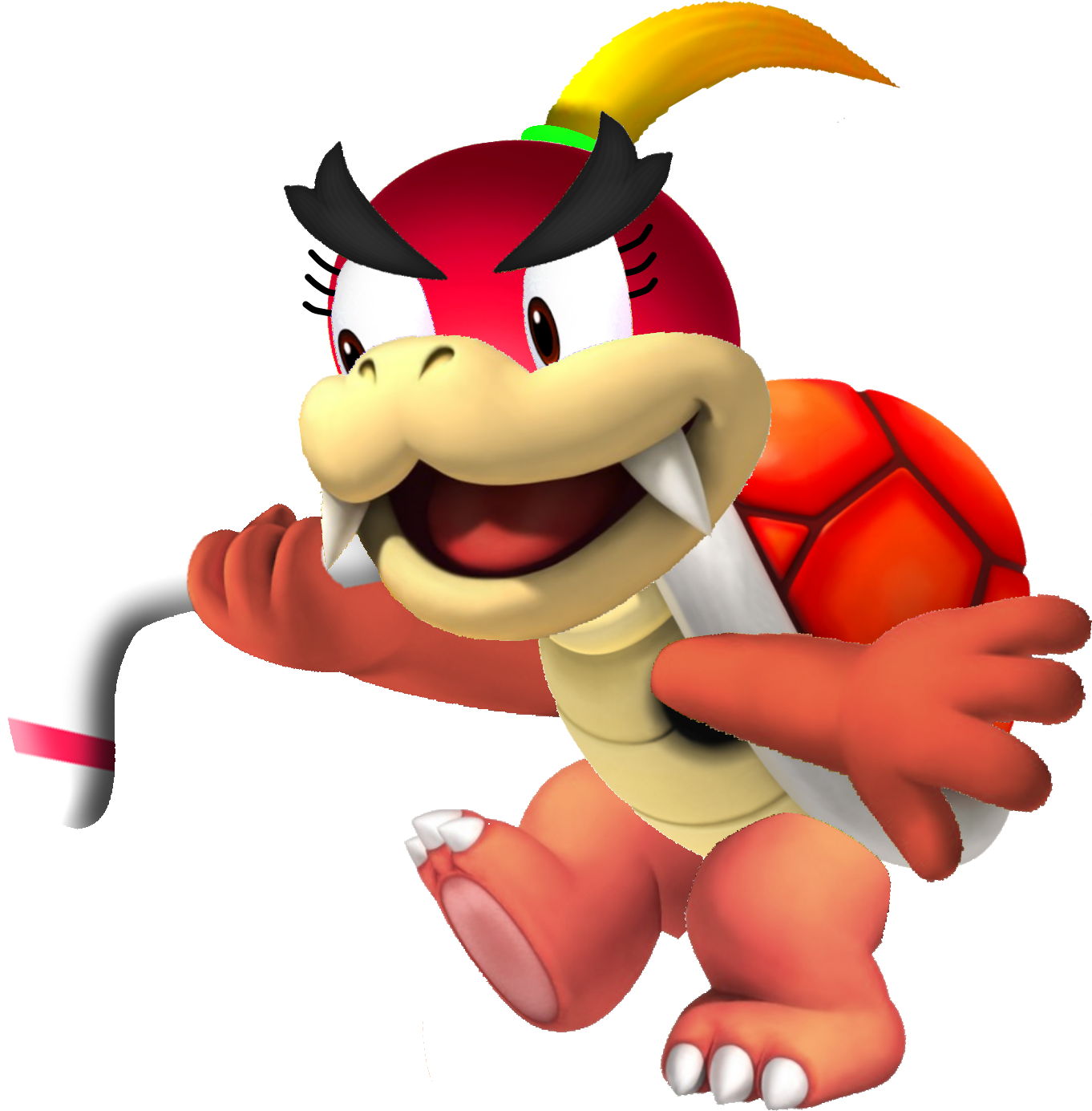 Bam Bam Sm3dw - Jakks Pacific World Of Nintendo Larry Koopa 2.5-inch Clipart (1395x1413), Png Download