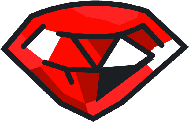 Gem-red - Crash Bandicoot All Colored Gems Clipart (800x599), Png Download