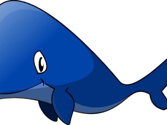 Orca Clipart Cartoon - Animated Picture Of Whale - Png Download (640x480), Png Download