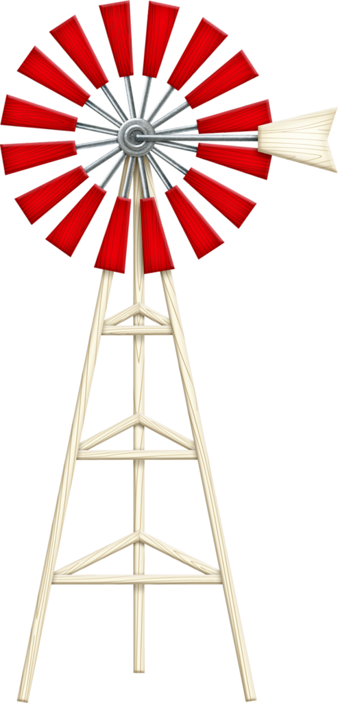Farm Clipart Windmill - Farm Windmill Clipart - Png Download (493x1024), Png Download