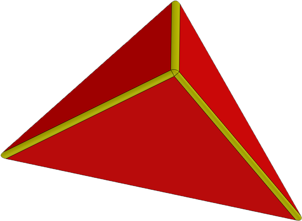 Triangle 800 Flat - Lenox Holiday Nouveau Clipart (1203x878), Png Download