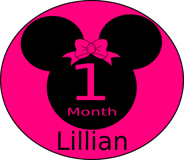 Clipart Minnie First Birthday - Png Download (600x521), Png Download