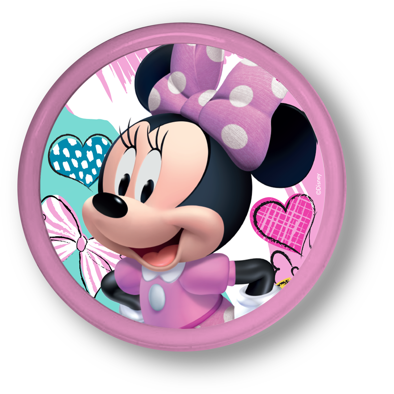 Minnie Mouse Led Push Light - Disney Minnie Lip Balm - Cotton Candy & Watermelon Clipart (1772x1772), Png Download