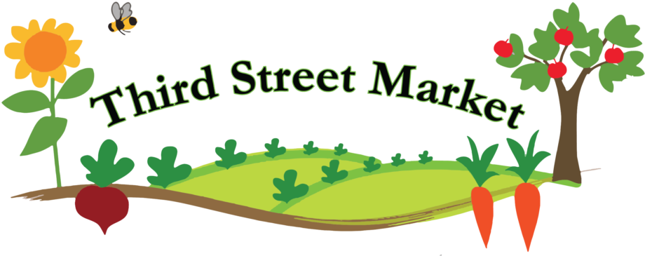 Third Street Market - 3rd Street Market Clipart (1000x437), Png Download