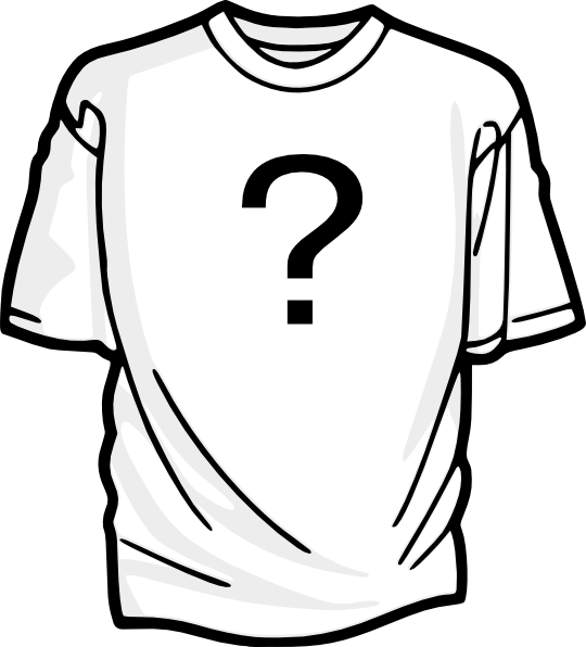 T Shirt Question Mark Clipart (540x596), Png Download