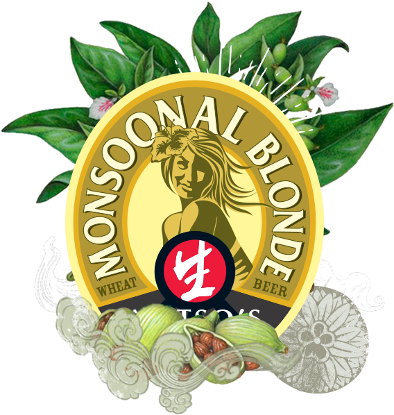 Monsoonal Blonde - Ginger Beer - Matso's Broome Brewery Clipart (600x600), Png Download