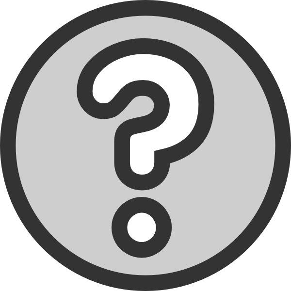 Question Mark Circle Png Clipart (600x600), Png Download