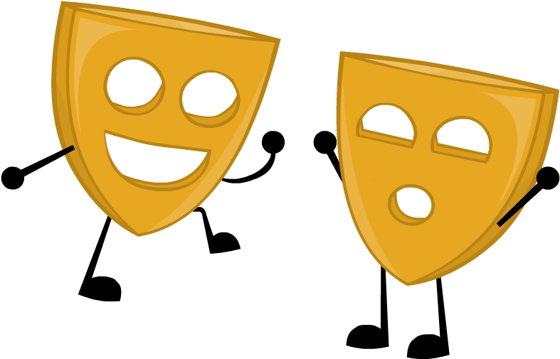Theater Masks - Mask Clipart (796x515), Png Download
