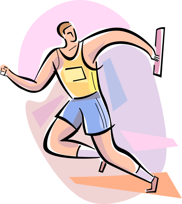 Download Vector Illustration Of Track And Field Athletic Sport
