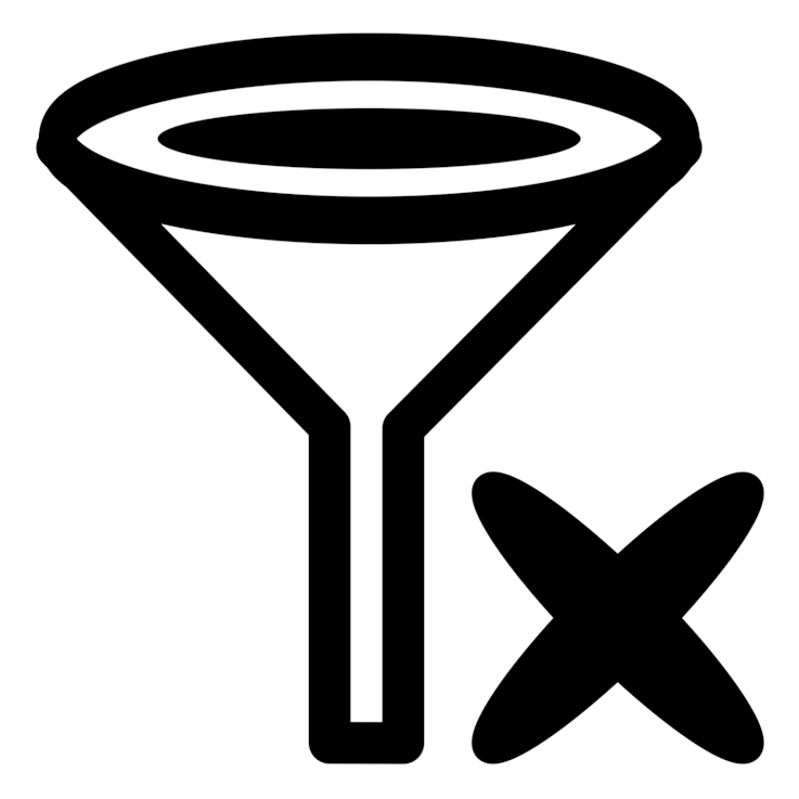 Filter Funnel Computer Icons Filtration Filter Paper - Filter Funnel Clipart (750x750), Png Download