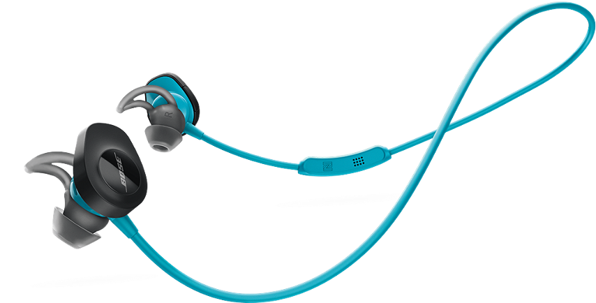 Soundsport Wireless Headphones Aqua - Bose Soundsport Wireless Headphones (black) Clipart (1000x852), Png Download