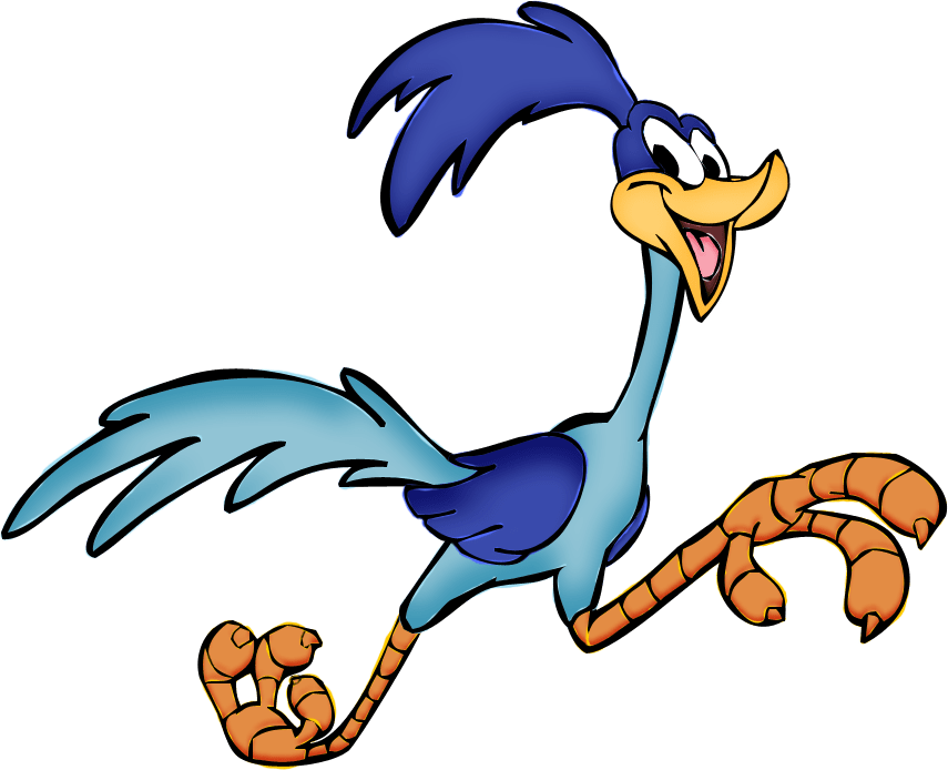 Road Runner Clip Art Cliparts Co Enjwf5 Clipart - Road Runner Cartoon Character - Png Download (855x694), Png Download