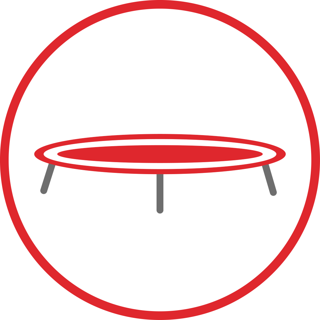Trampoline - Circle Clipart (1042x1042), Png Download