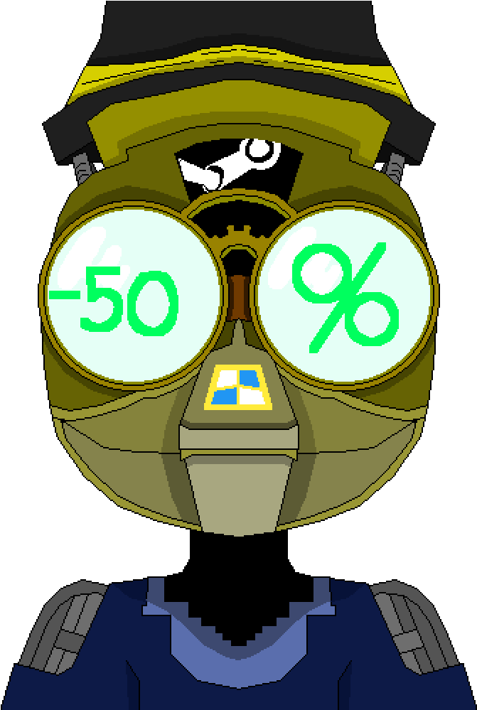 Steam's Steampunk - Cartoon Clipart (998x998), Png Download