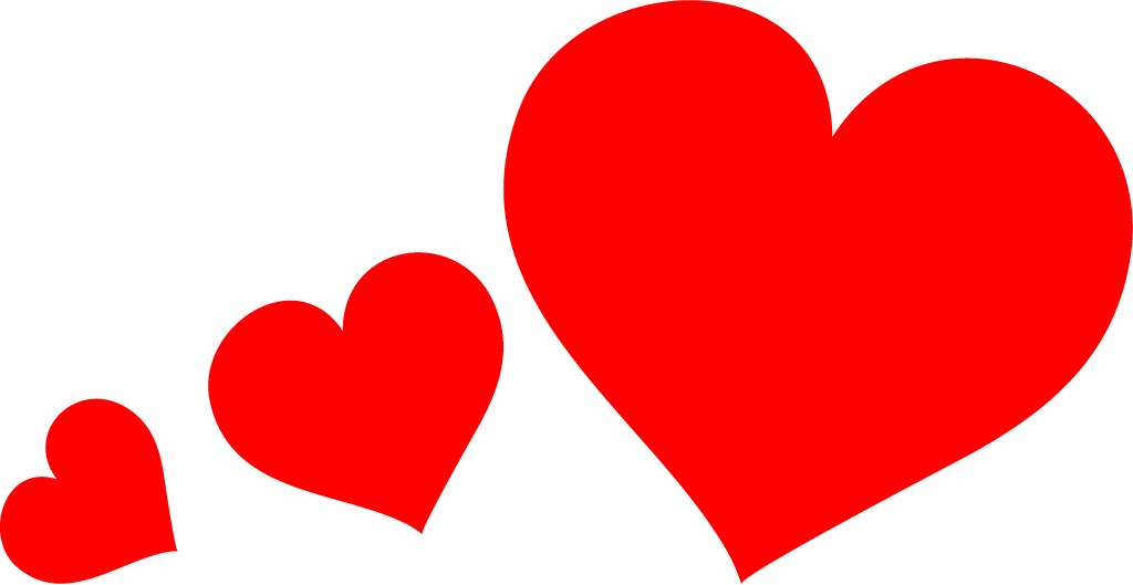 Heart Clipart (1024x529), Png Download