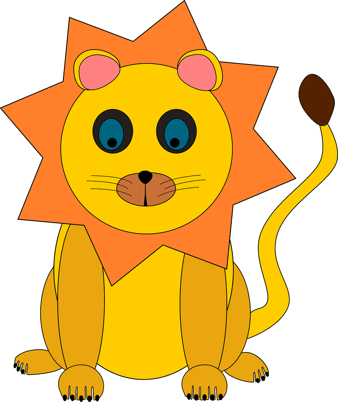 Clip Arts Related To - Lion Clip Art - Png Download (958x1141), Png Download
