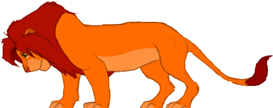 Simba - Masai Lion Clipart (642x481), Png Download