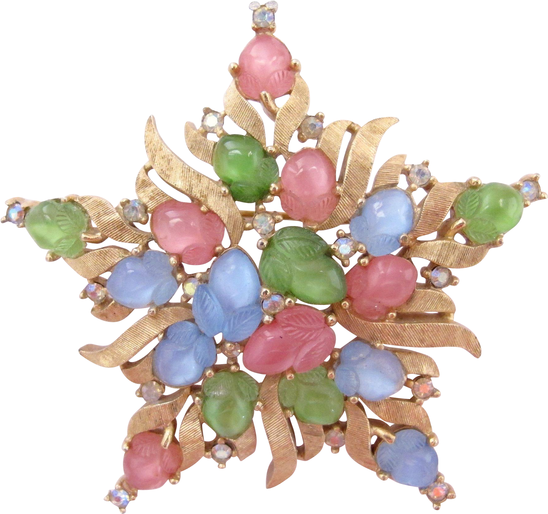 This Is A Classic Crown Trifari Brooch - Crystal Clipart (1769x1769), Png Download