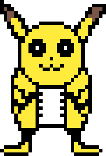 Pikachu Sans - Cartoon Clipart (1200x1200), Png Download