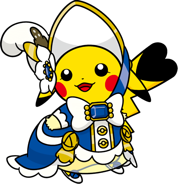 #pikachu #belle #cosplay From The Official Artwork - Pokemon Dream World Pikachu Clipart (572x593), Png Download