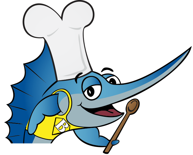 Fish Taco Clipart Fishy - Cartoon Fish Cooking - Png Download (646x520), Png Download
