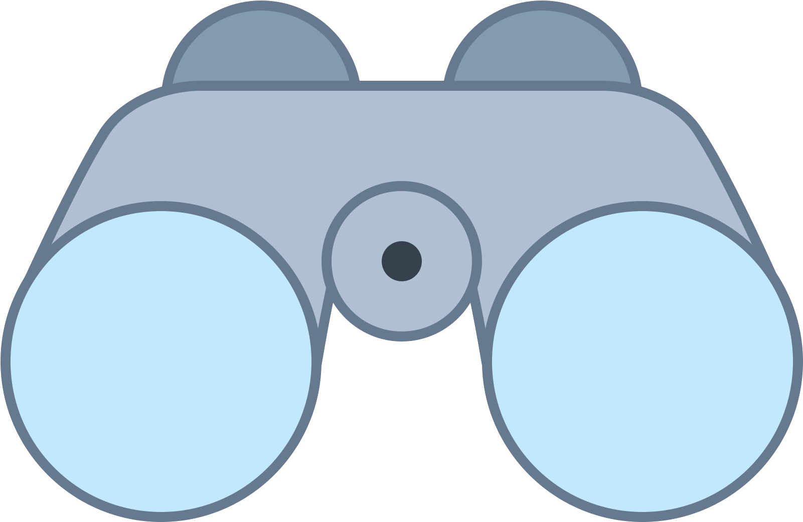 Lornetka Do Opery Icon - Binoculars Clipart (1600x1600), Png Download