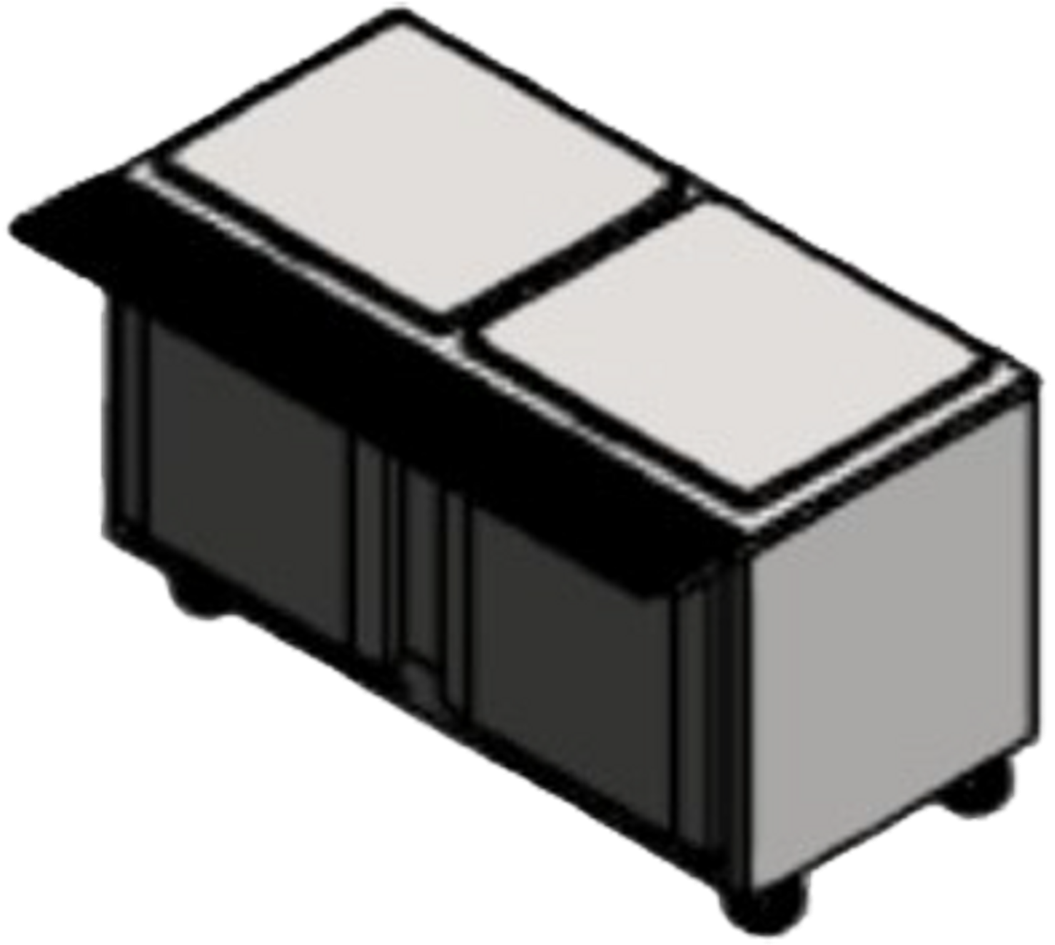 Victory Vsp60 16 Ultraspec Series Sandwich Prep Table, - Coffee Table Clipart (1500x1500), Png Download