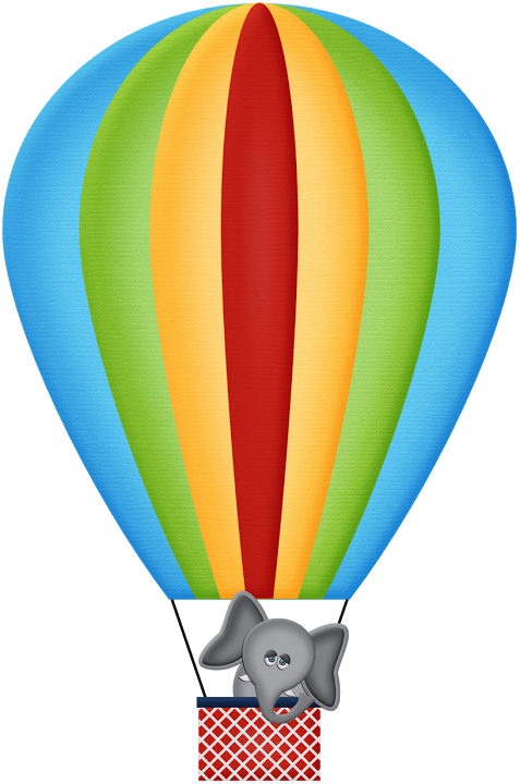 Balon Kites, Pinwheels, Hot Air Balloon, Clip Art, - Imagenes De Globos Aerostaticos Animados - Png Download (477x720), Png Download