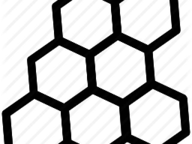 Honeycomb Clipart Beeswax - Benzil - Png Download (640x480), Png Download