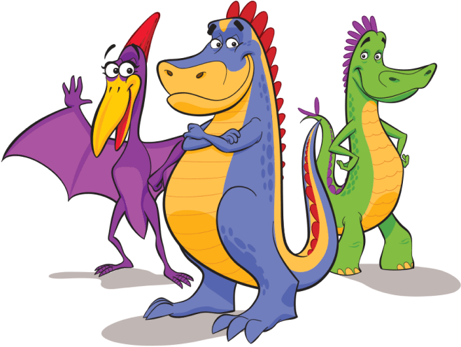 Dinosaur-shaped Chicken Breast Nuggets - Kids Dinosaur Clipart (698x523), Png Download