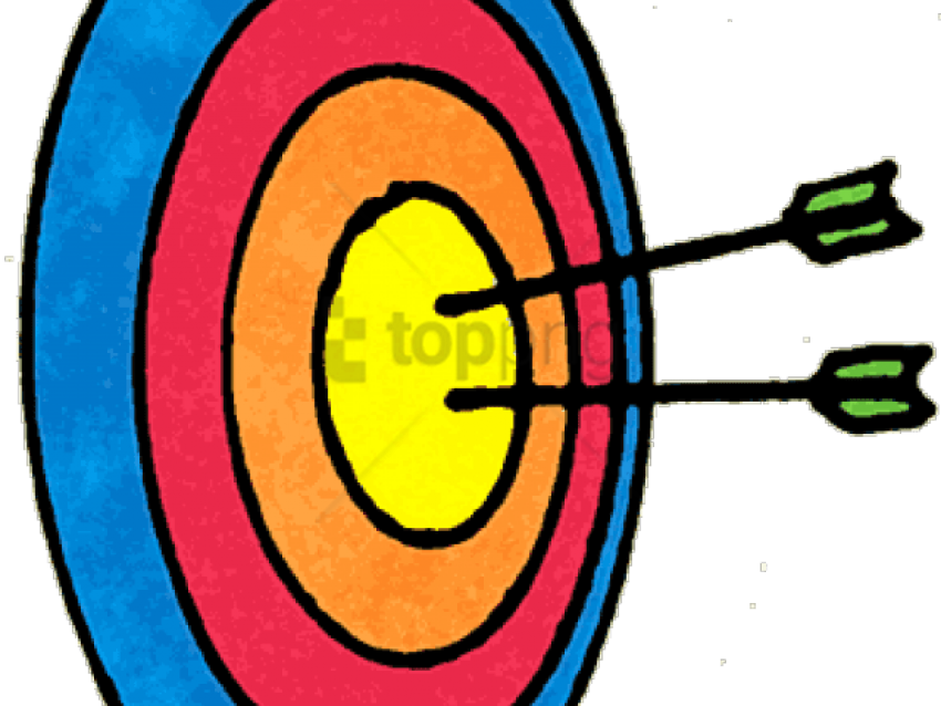 Archery Clipart Bulls Eye - Clip Art - Png Download (640x480), Png Download